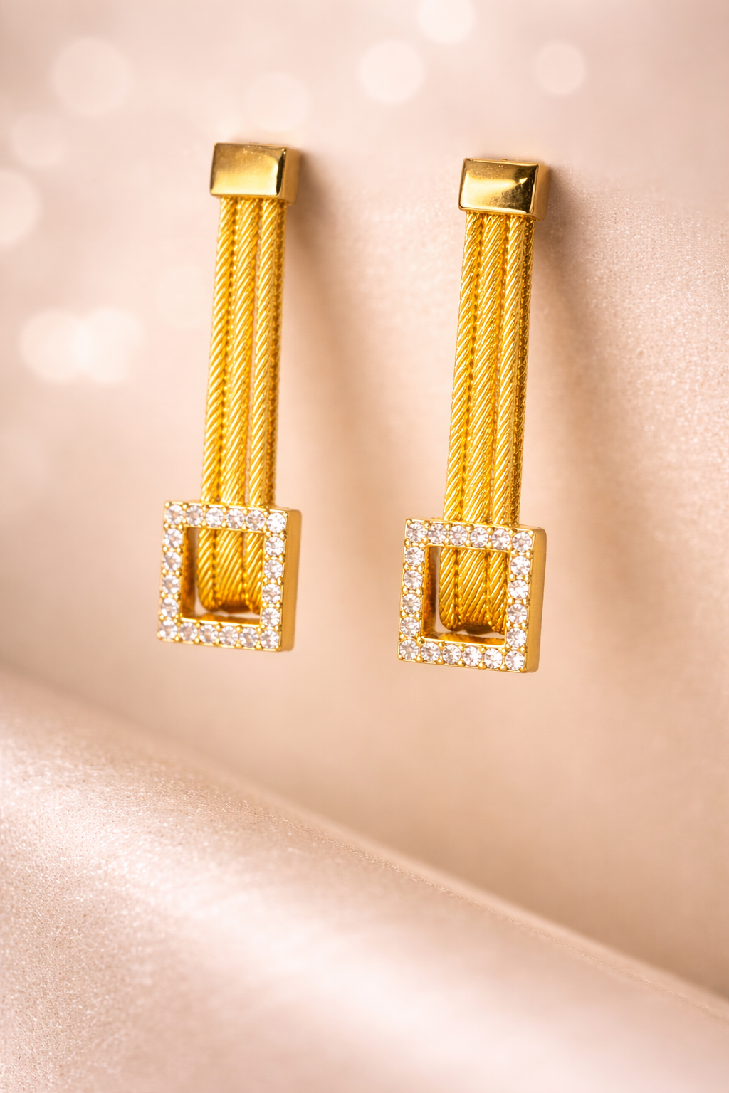 Kerasus 02 Heritage Trabzon Braided Gold Earrings