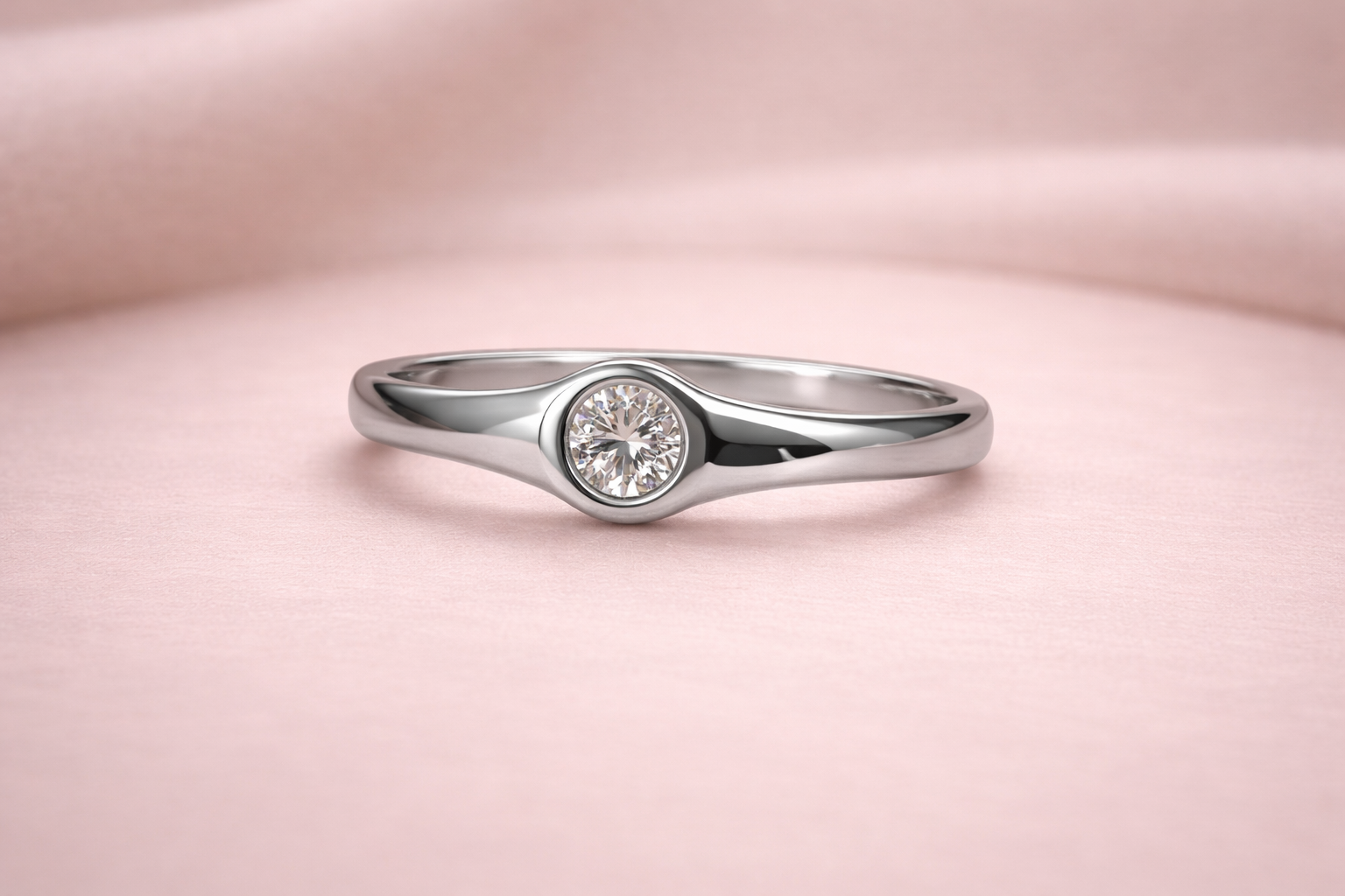 Kerasus 01 Diamond Solitaire Ring – 18K Gold