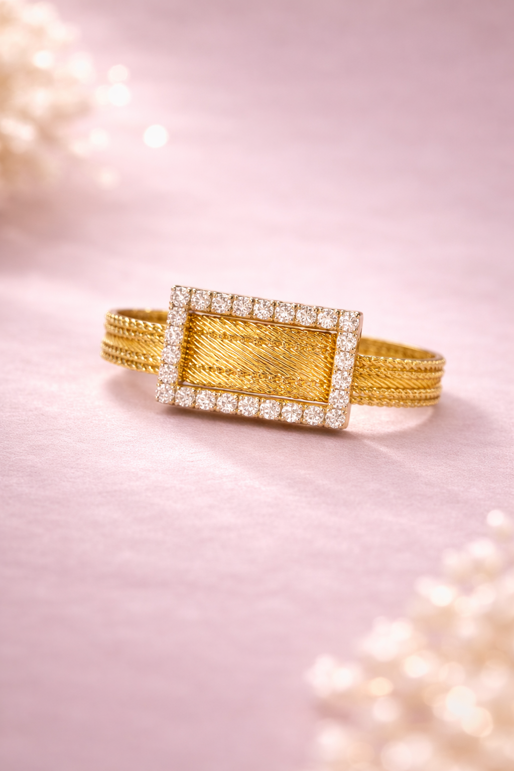 Kerasus 02 – Special Trabzon Craftmanship 14K Gold Zircon Ring