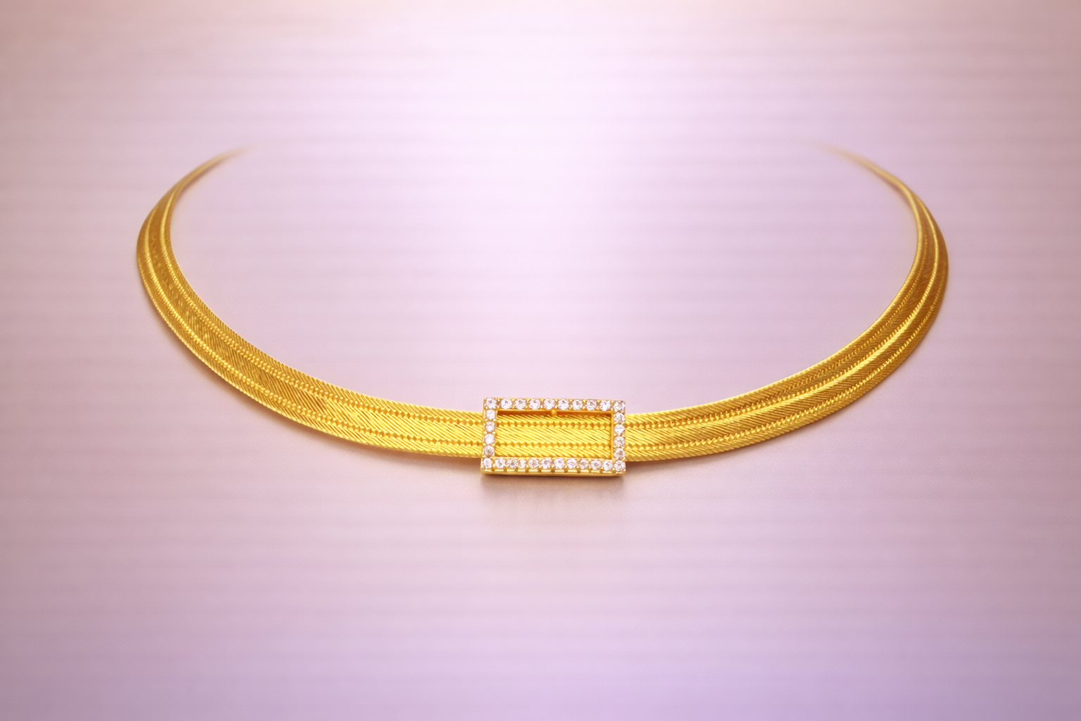 Kerasus 02 Heritage Trabzon Braided Gold Necklace