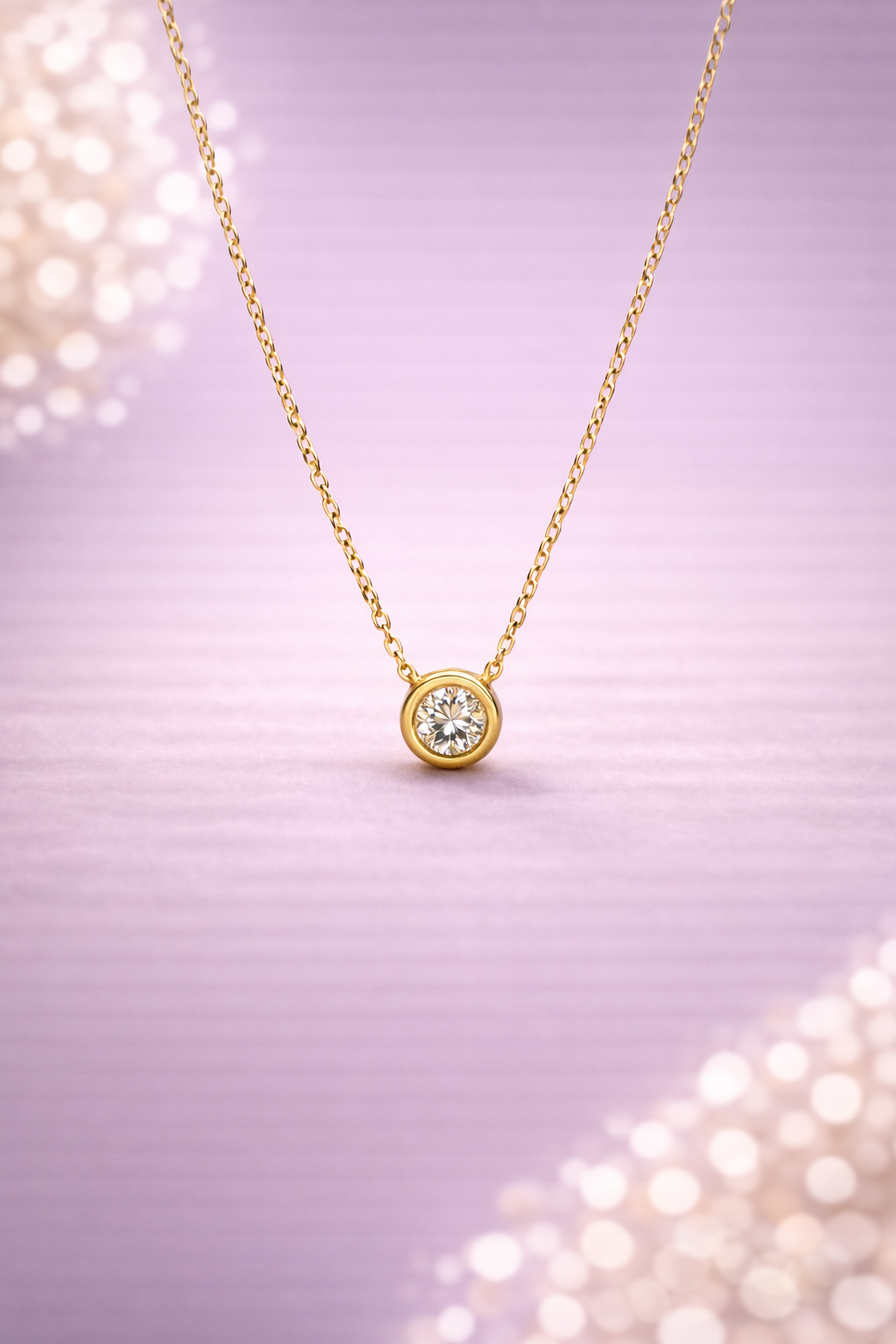 Kerasus 01 – 14K Gold Diamond Necklace