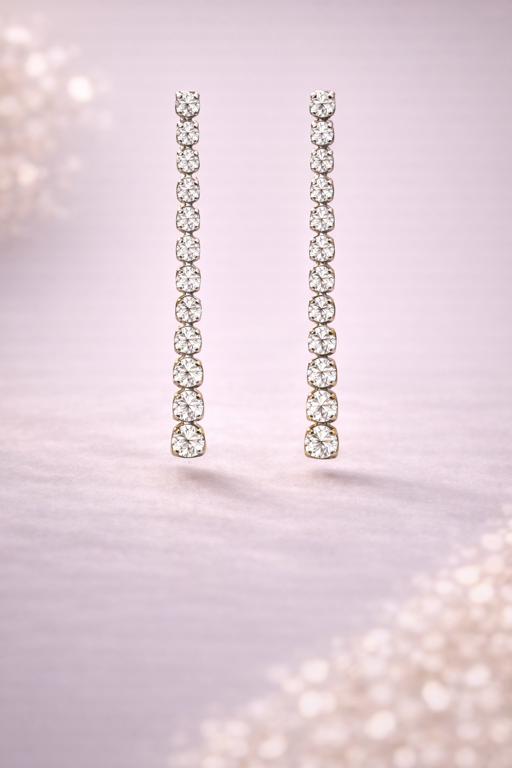 Kerasus 02 Diamond Drop Earrings – 18K Gold